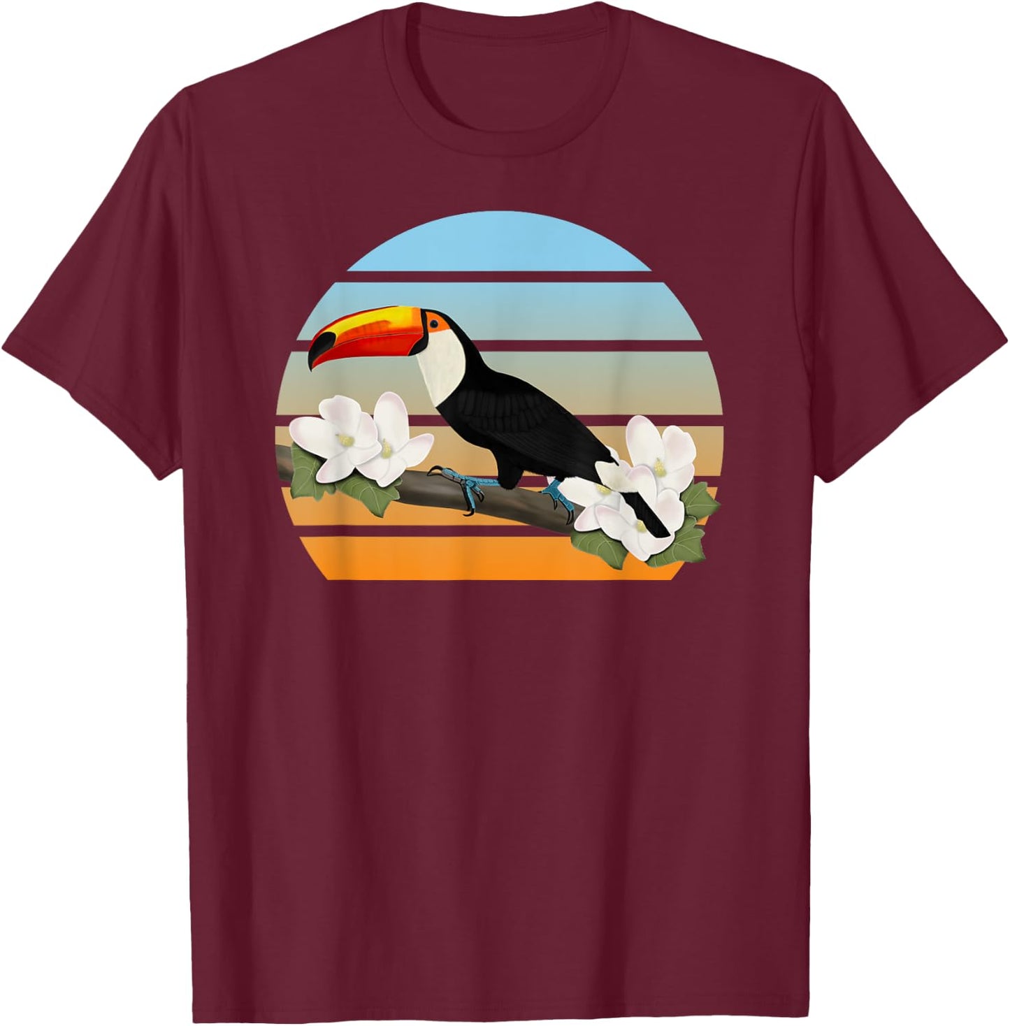 Toucan Bird Birder Birdlover Birdwatcher Animal Biologist T-Shirt - T-Shirt | Maroon