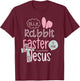 Silly Rabbit Easter Is For Jesus Boys Girls Kids T-Shirt - T-Shirt | Maroon