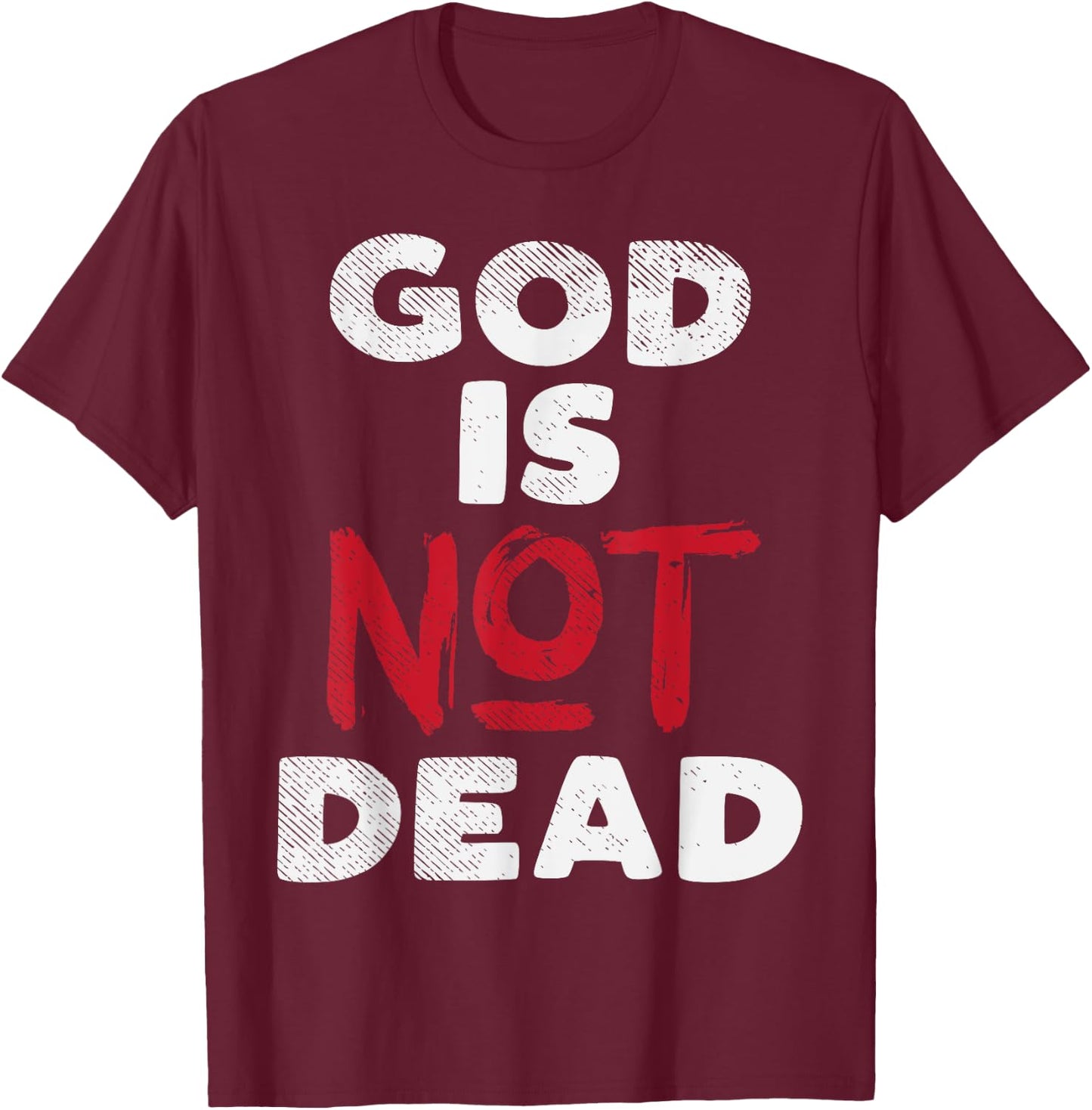 BoredKoalas Jesus Shirts Religious Christian Gift - Black - -Adults - Small - Modern Letter Print - Motivation Religion Theme - Birthday Gift T-Shirt - T-Shirt | Maroon