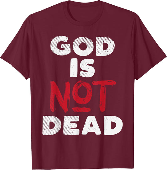 BoredKoalas Jesus Shirts Religious Christian Gift - Black - -Adults - Small - Modern Letter Print - Motivation Religion Theme - Birthday Gift T-Shirt - T-Shirt | Maroon