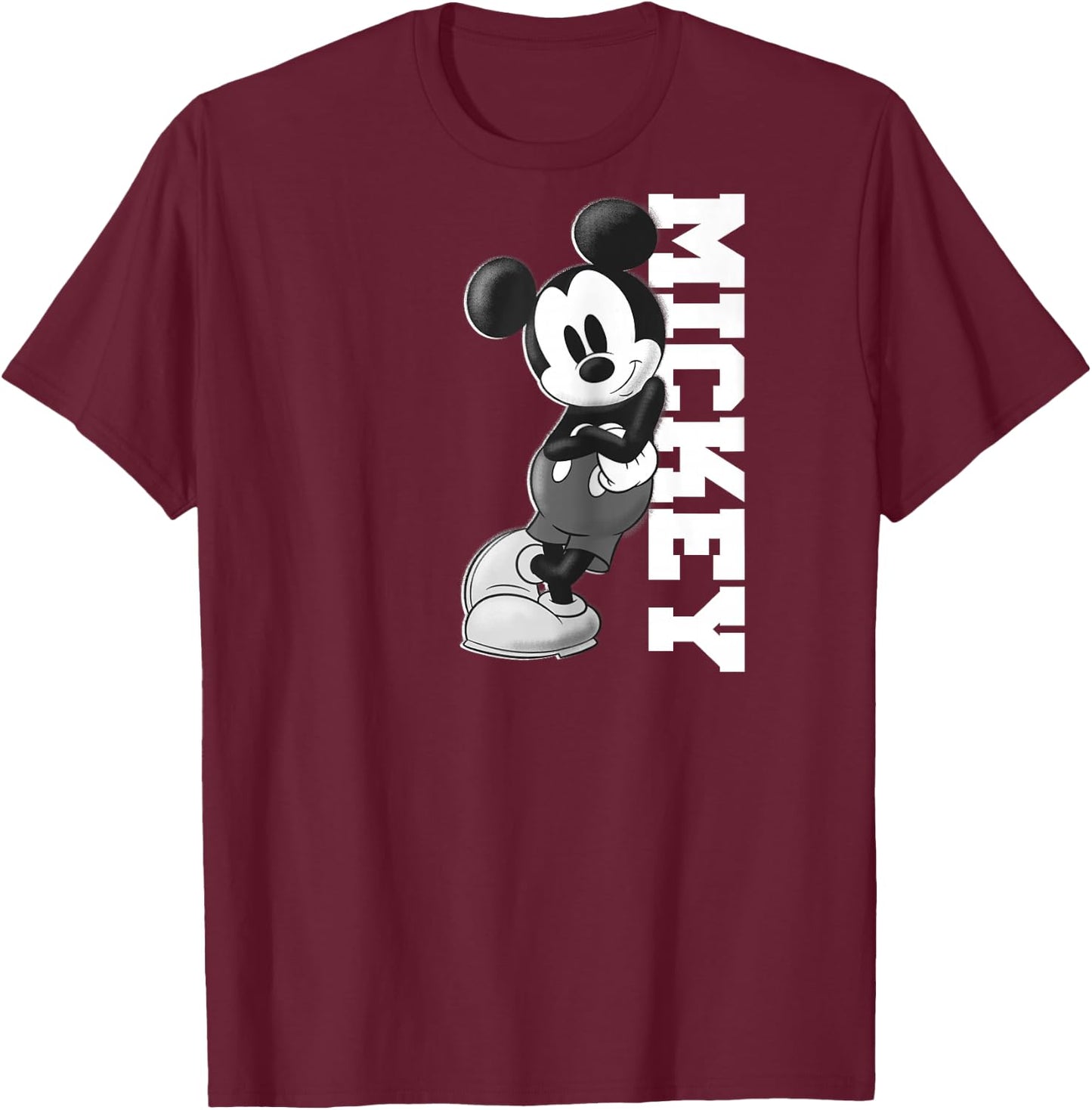Disney Mickey and Friends Mickey Mouse Lean Raglan Baseball T-Shirt - T-Shirt | Maroon