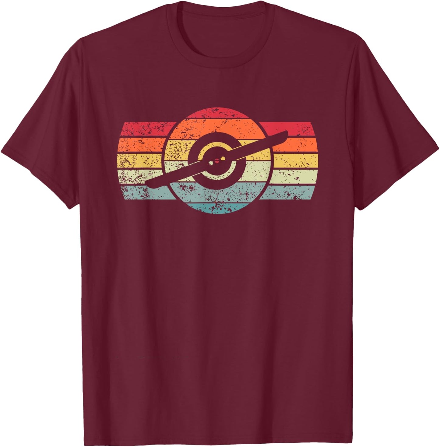 One Wheel Electric Skateboard Float Owner Skateboarding T-Shirt - T-Shirt | Maroon