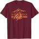Sledneck Duo-tone Snowmobiling Slogan T-Shirt - T-Shirt | Maroon