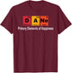 Vintage Great Dane Dog Science Funny Periodic Table Pet Gift T-Shirt - T-Shirt | Maroon