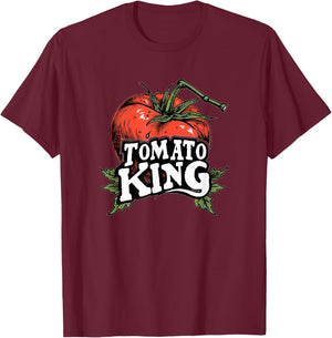 Funny Tomato Speech for King and Tomatoes T-Shirt - T-Shirt | Maroon