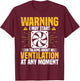 Industrial Hygienist Ventilation Occupational Hygiene T-Shirt - T-Shirt | Maroon