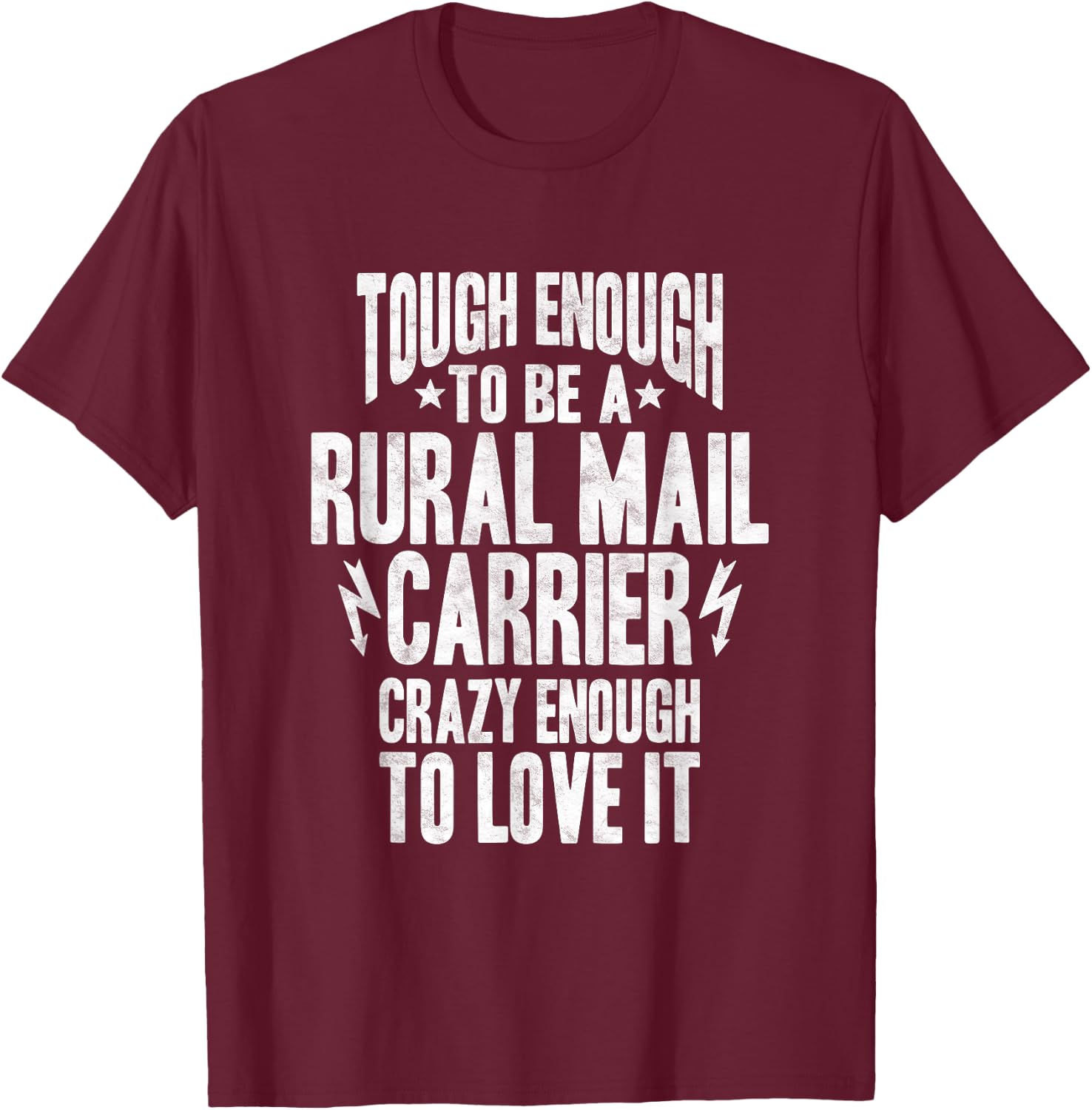 Rural Carrier Shirt Post Office T-Shirt - T-Shirt | Maroon