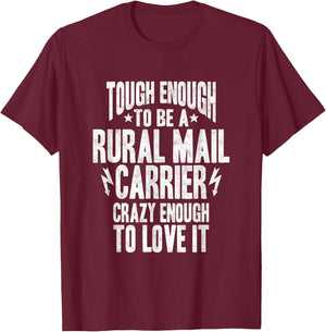 Rural Carrier Shirt Post Office T-Shirt - T-Shirt | Maroon