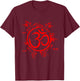 Om Ohm Aum Symbol Spiritual Yoga Gift T-Shirt - T-Shirt | Maroon