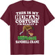 This Is My Human Costume I'm Really A Sandhill Crane Birding T-Shirt - T-Shirt | Maroon