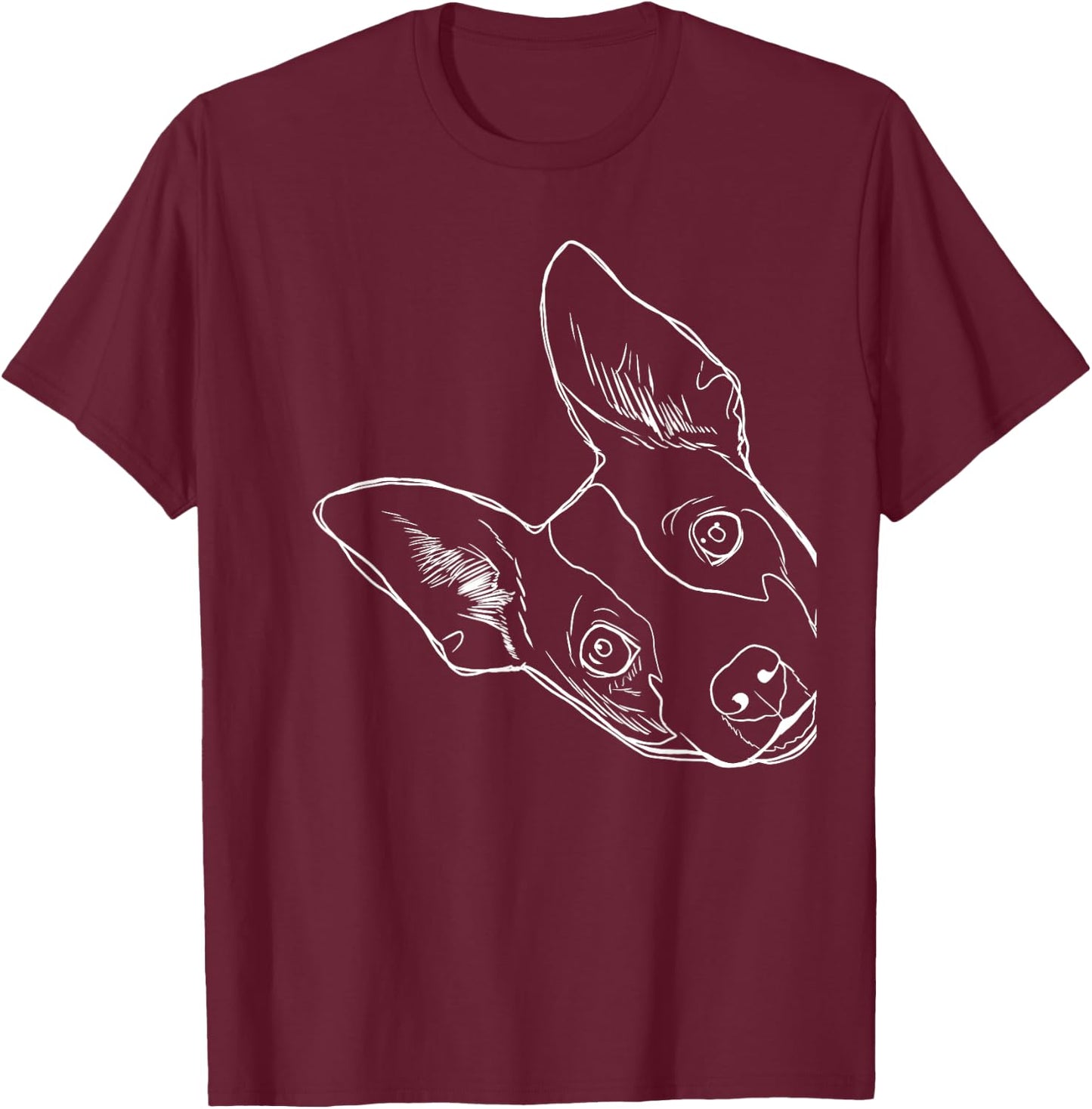 Funny Dog Rat Terrier T-Shirt - T-Shirt | Maroon