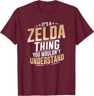 It’s a Zelda Thing You Wouldn’t Understand Personal Name Small T-Shirt - T-Shirt | Maroon