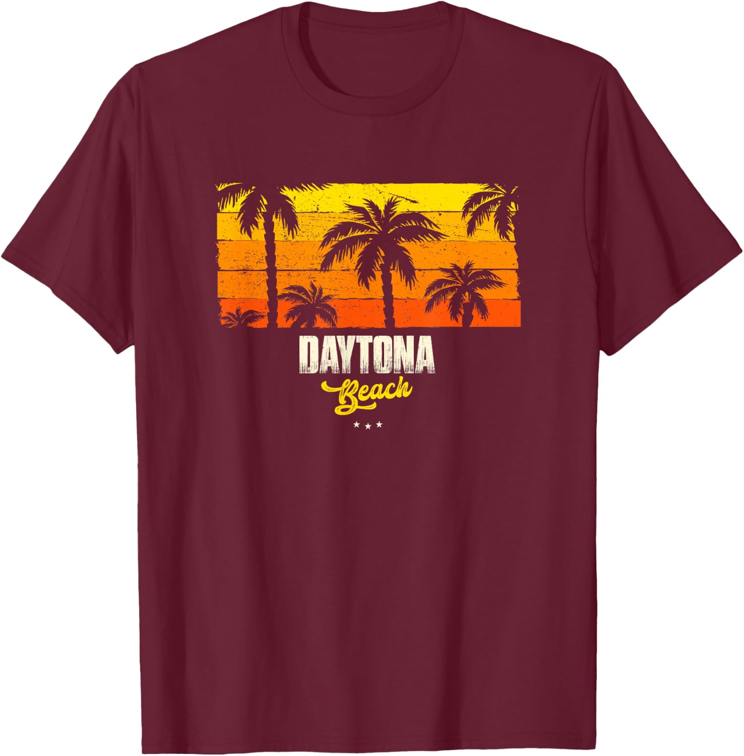 Daytona Souvenir - Beach Reminder T-Shirt - T-Shirt | Maroon