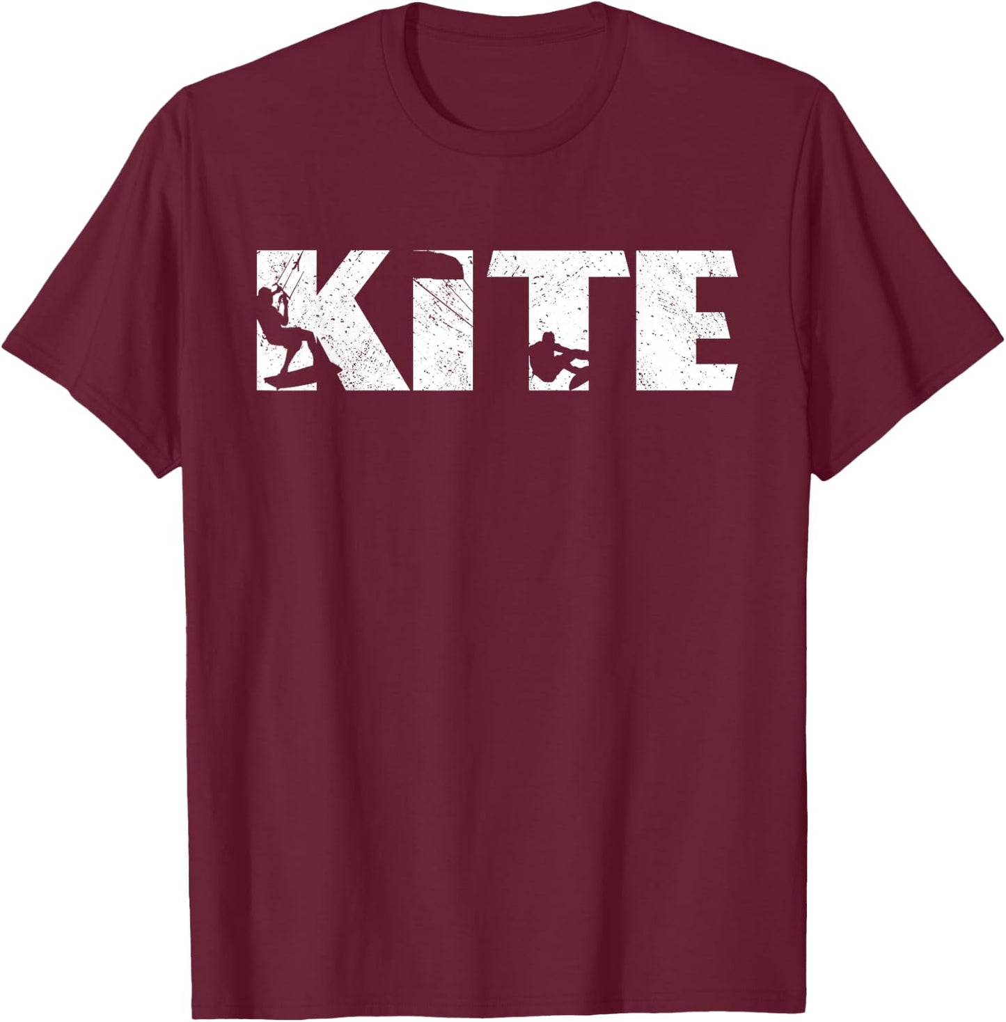 Kite Surf Kiteboarding Kitesurfing Kitesurf Kiteboarder T-Shirt - T-Shirt | Maroon