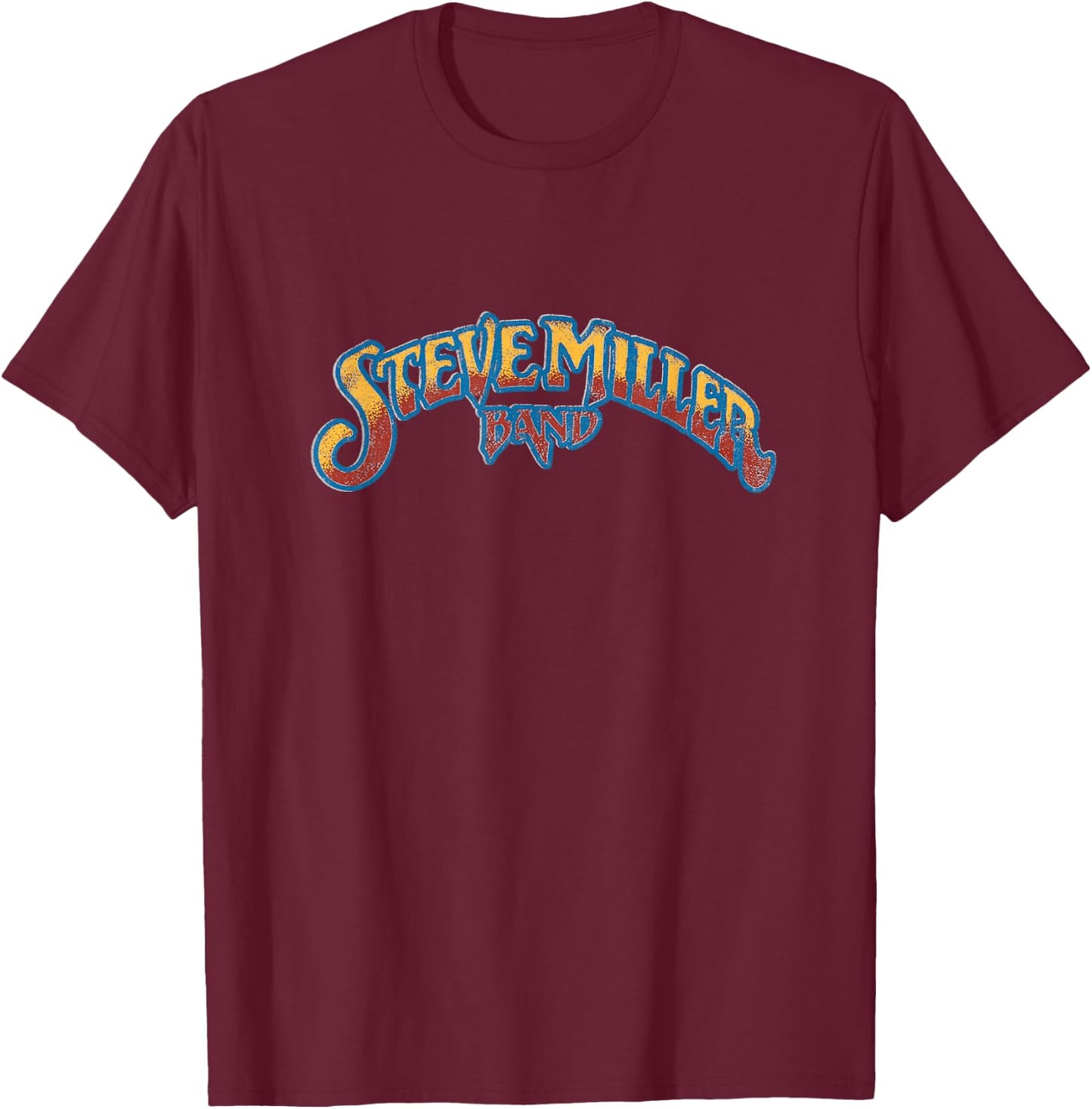 Steve Miller Band - Steve Miller Band Logo T-Shirt - T-Shirt | Maroon