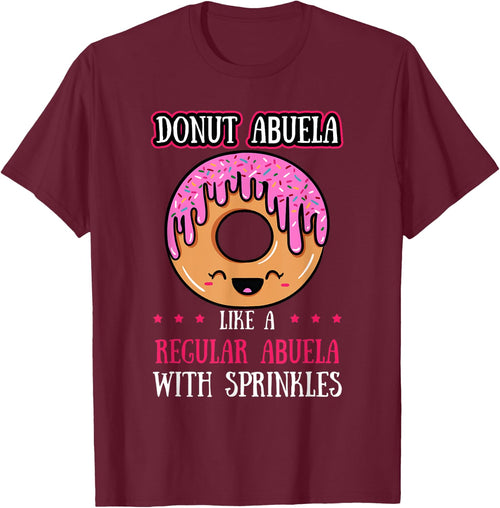 Donut Abuela Doughnut Grandmother Fried Dough Lover Granny