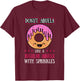 Donut Abuela Doughnut Grandmother Fried Dough Lover Granny T-Shirt - T-Shirt | Maroon