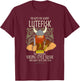 Lutefisk Christmas Fish Original Viking Sushi Funny Lutefisk T-Shirt - T-Shirt | Maroon