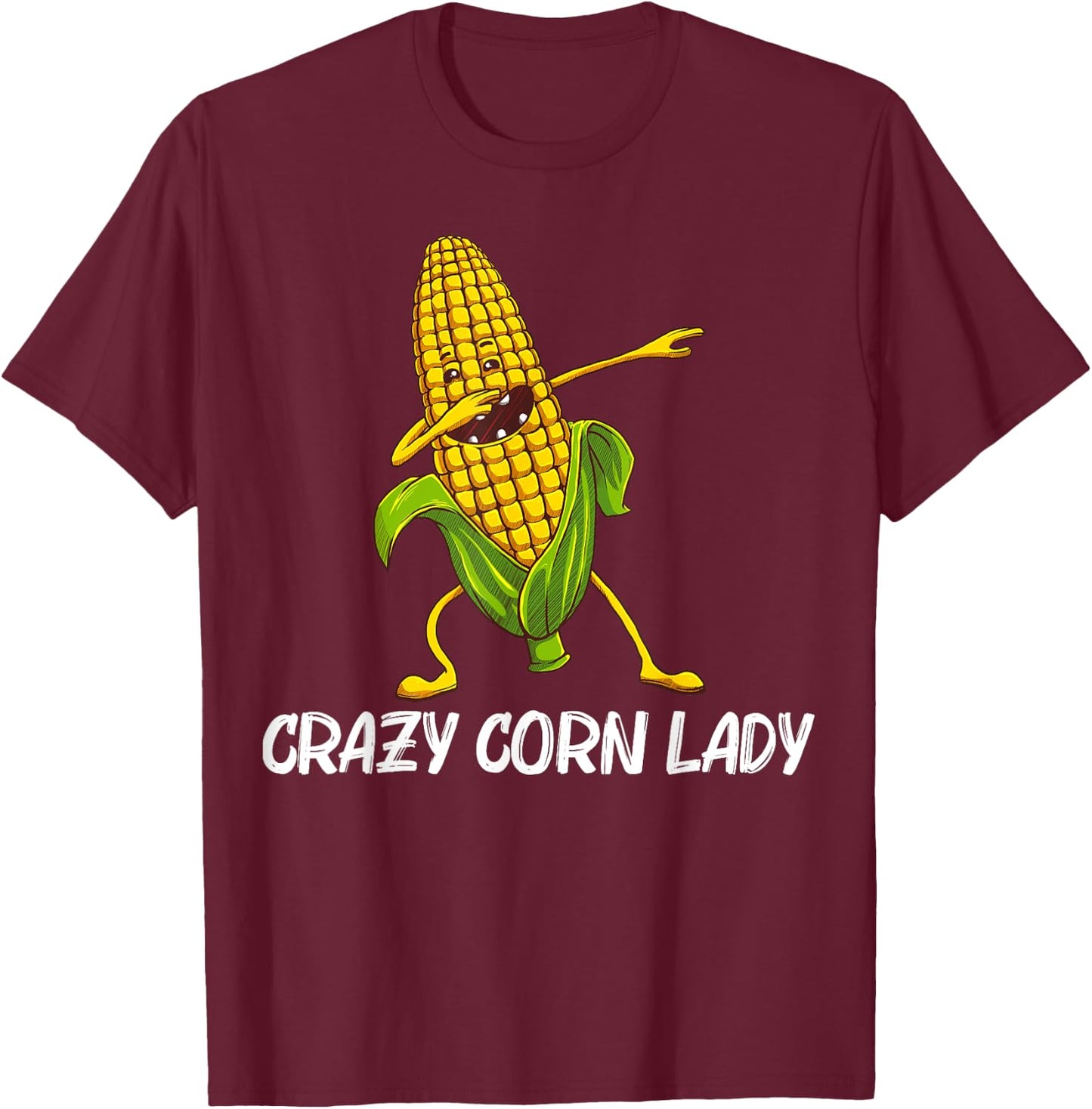 Funny Corn Gift Mom Corn On The Cob Costume Farmer T-Shirt - T-Shirt | Maroon