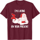 Dirty Bad Naughty Santa Funny Adults Husband Christmas Gift T-Shirt - T-Shirt | Maroon