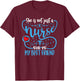 My Best Friend Is A Nurse Proud Nurse's Friend RN LPN Buddy T-Shirt - T-Shirt | Maroon