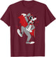 Disney Goofy in Dracula Halloween Costume T-Shirt - T-Shirt | Maroon