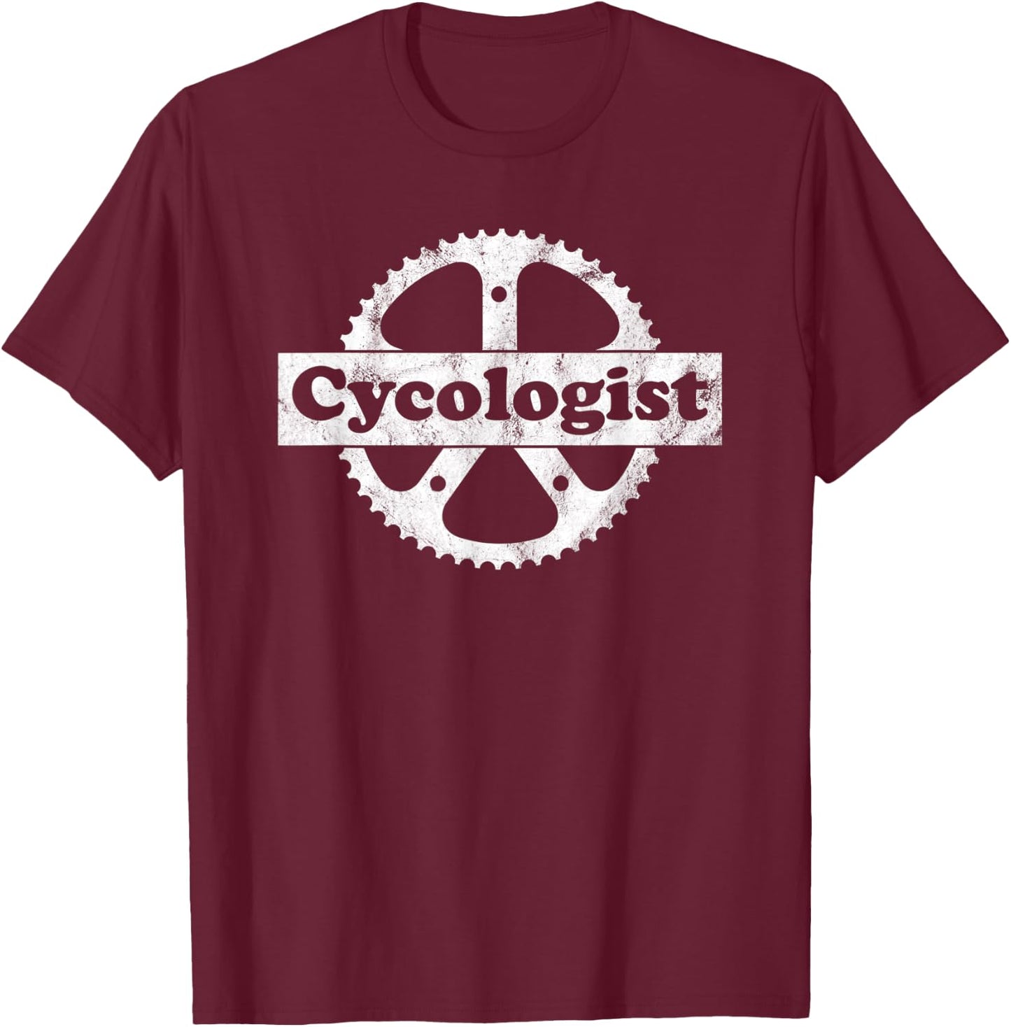 Cycologist Biking or Cycling Gift T-Shirt - T-Shirt | Maroon