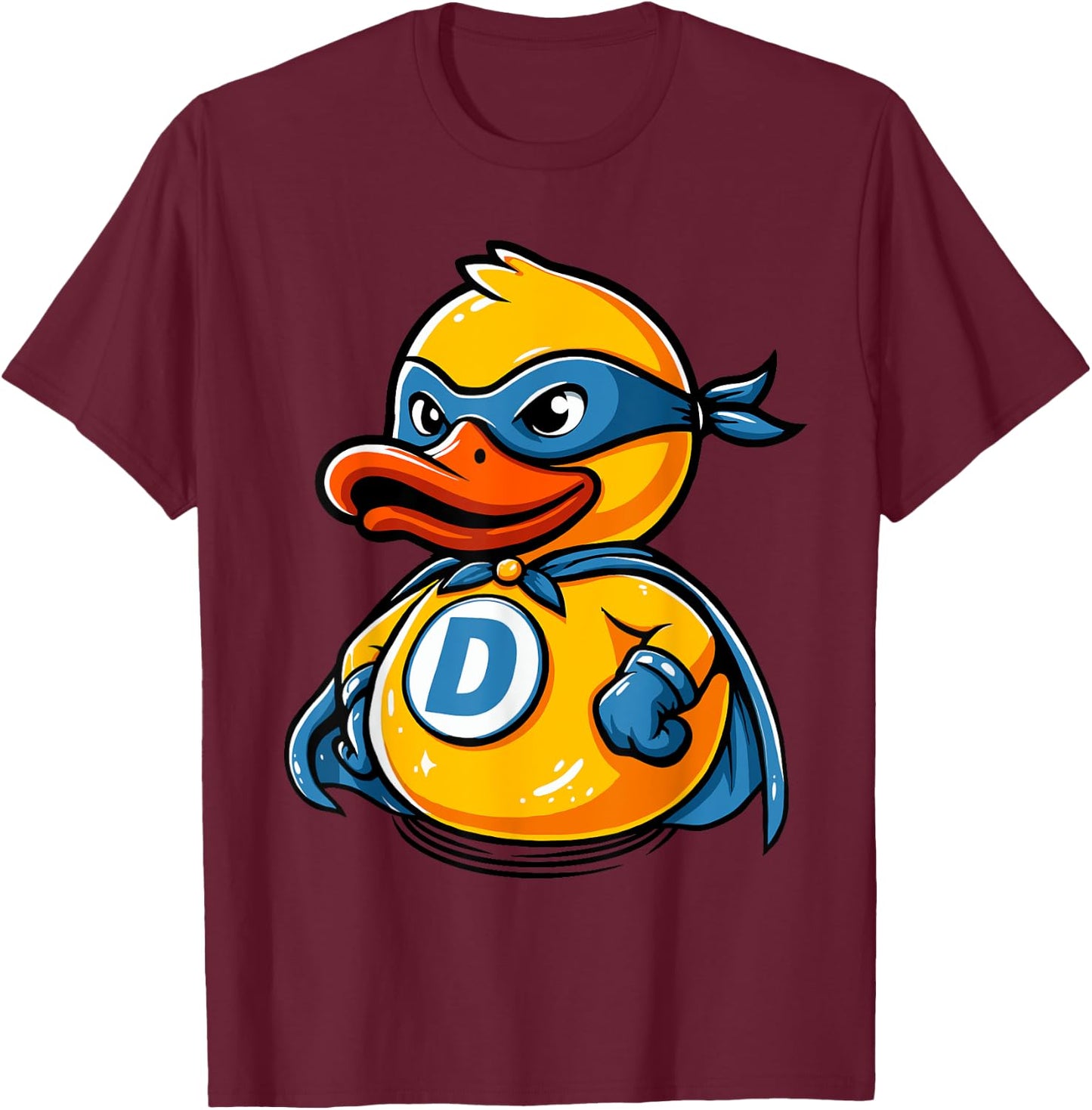 Superhero Duck T-Shirt - T-Shirt | Maroon
