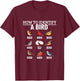 How To Identify A Bird Funny Bird Watching T-Shirt - T-Shirt | Maroon