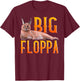 Big Floppa Meme Cute Caracal Cat T-Shirt - T-Shirt | Maroon