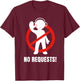 No Requests DJ Shirt | Cool DJ Gear | Music DJ | Deejay T-Shirt - T-Shirt | Maroon