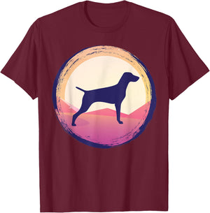 Weimaraner Dog Breed T-Shirt - T-Shirt | Maroon