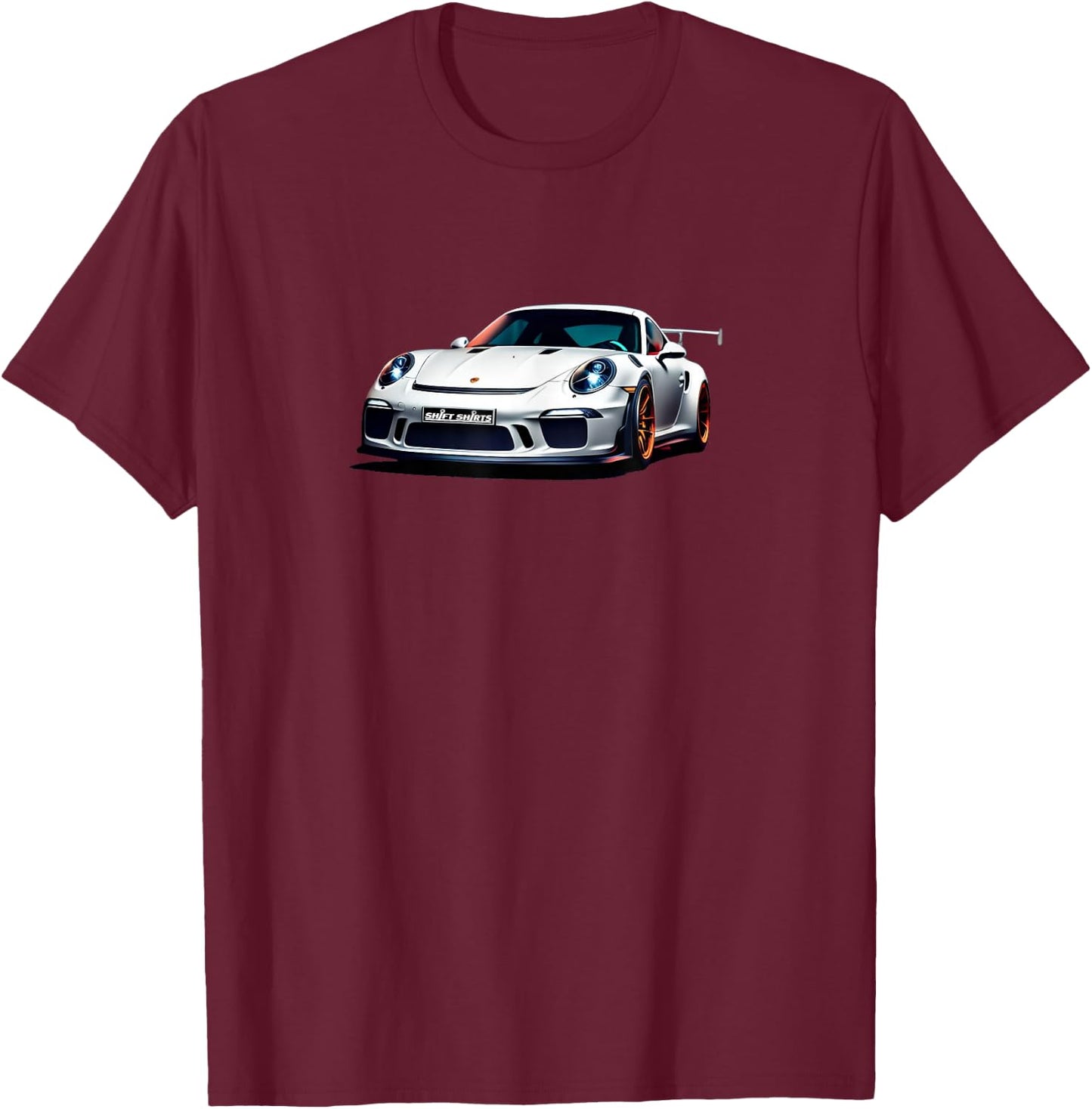 99Won.2 RS - 991 911 GT3 RS Inspired T-Shirt - T-Shirt | Maroon