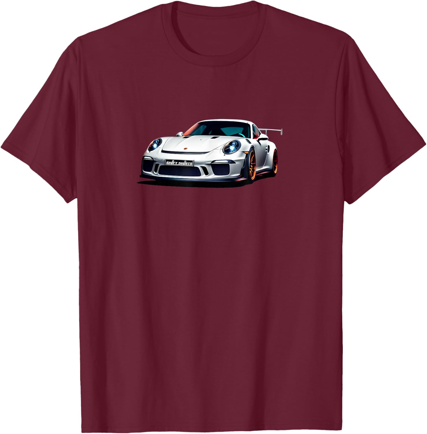 99Won.2 RS - 991 911 GT3 RS Inspired T-Shirt - T-Shirt | Maroon