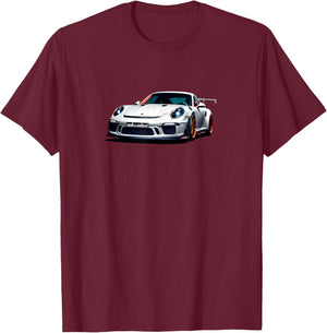 99Won.2 RS - 991 911 GT3 RS Inspired T-Shirt - T-Shirt | Maroon