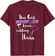 This Girl Loves Cutting Hairdresser Hairdresser Salon T-Shirt - T-Shirt | Maroon