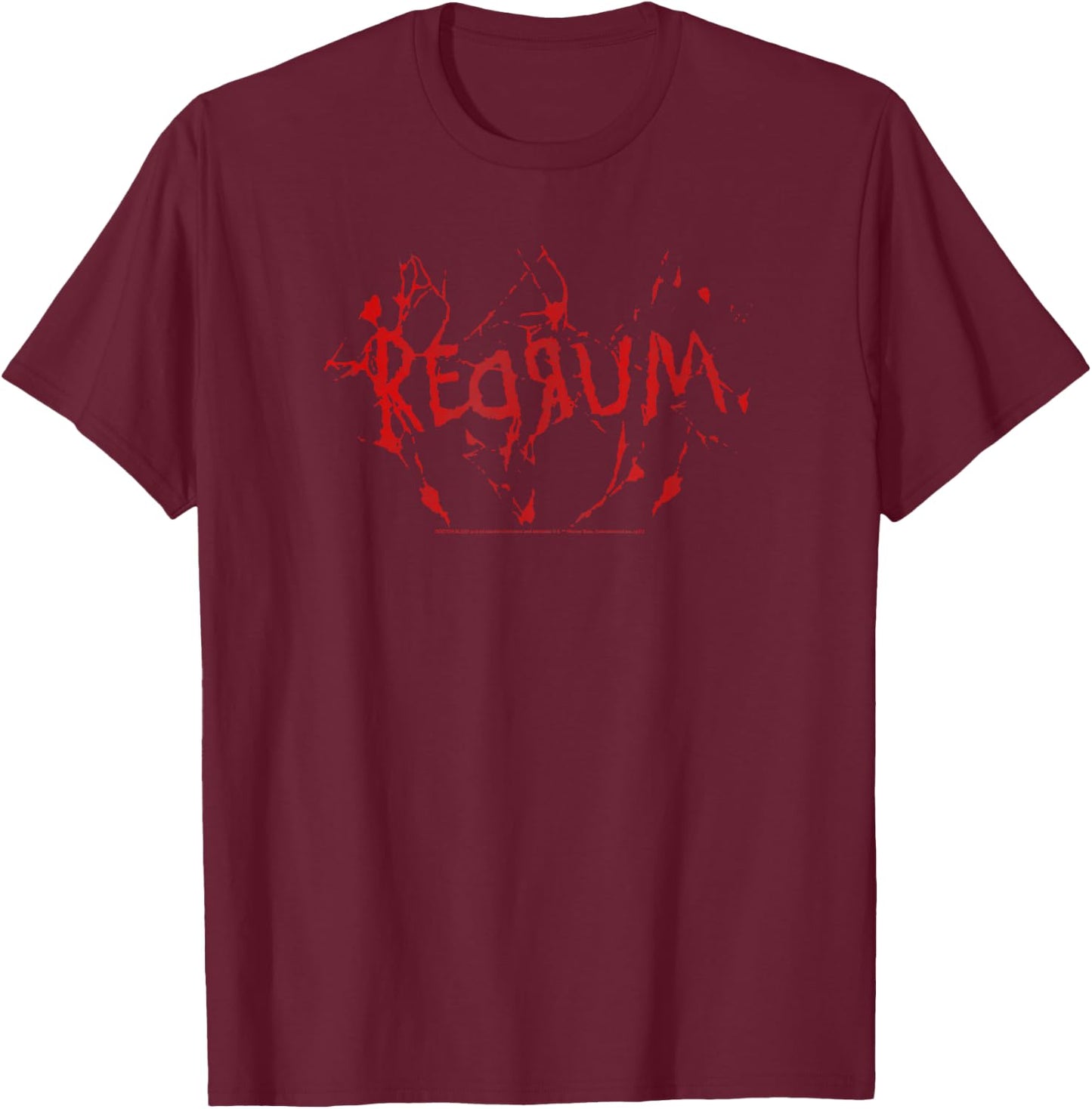 Doctor Sleep Redrum Cracked T-Shirt - T-Shirt | Maroon