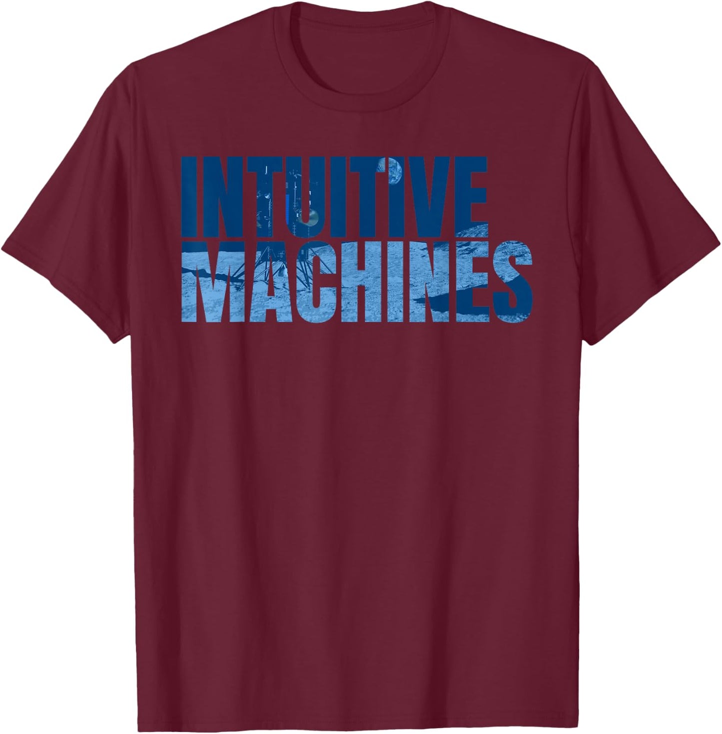 Intuitive Machines IM-1 Window , Black, Small T-Shirt - T-Shirt | Maroon