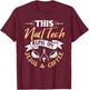 Christian Nail Tech Shirt Jesus Saying Nail Technician Gift T-Shirt - T-Shirt | Maroon