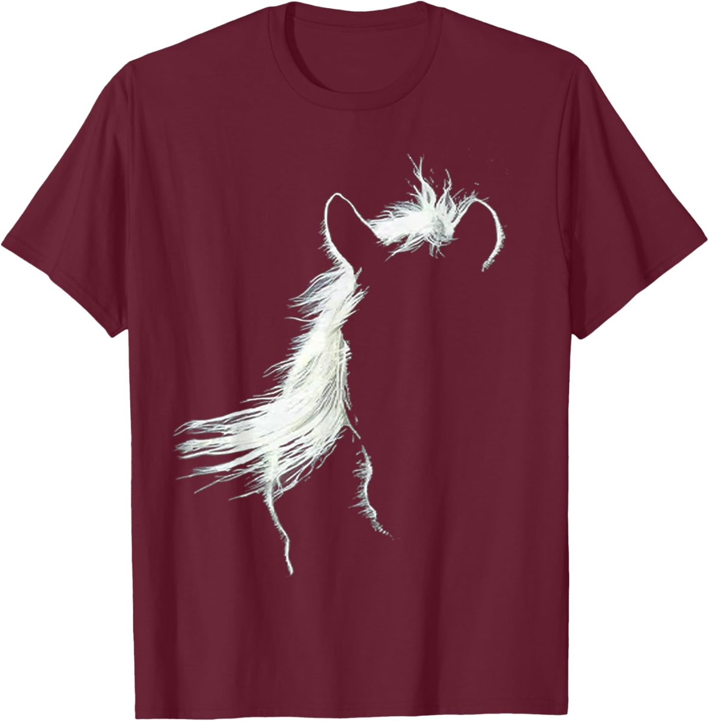 Vintage Western Horse Silhouette Horse Riding lover T-Shirt - T-Shirt | Maroon