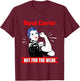 Rural Carrier Not for The Weak for Strong Mail Carriers T-Shirt - T-Shirt | Maroon