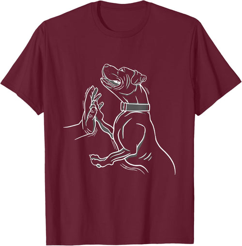 Boxer Pitbull Mom & Dad Dog Gifts -Adults Black Cotton Small Classic Fit Short Sleeve Dog-Themed