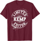 KEMP Funny Surname Family Tree Birthday Reunion Gift T-Shirt - T-Shirt | Maroon
