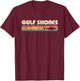 Gulf Shores Alabama Shark Vintage Boys Girls Souvenir T-Shirt - T-Shirt | Maroon