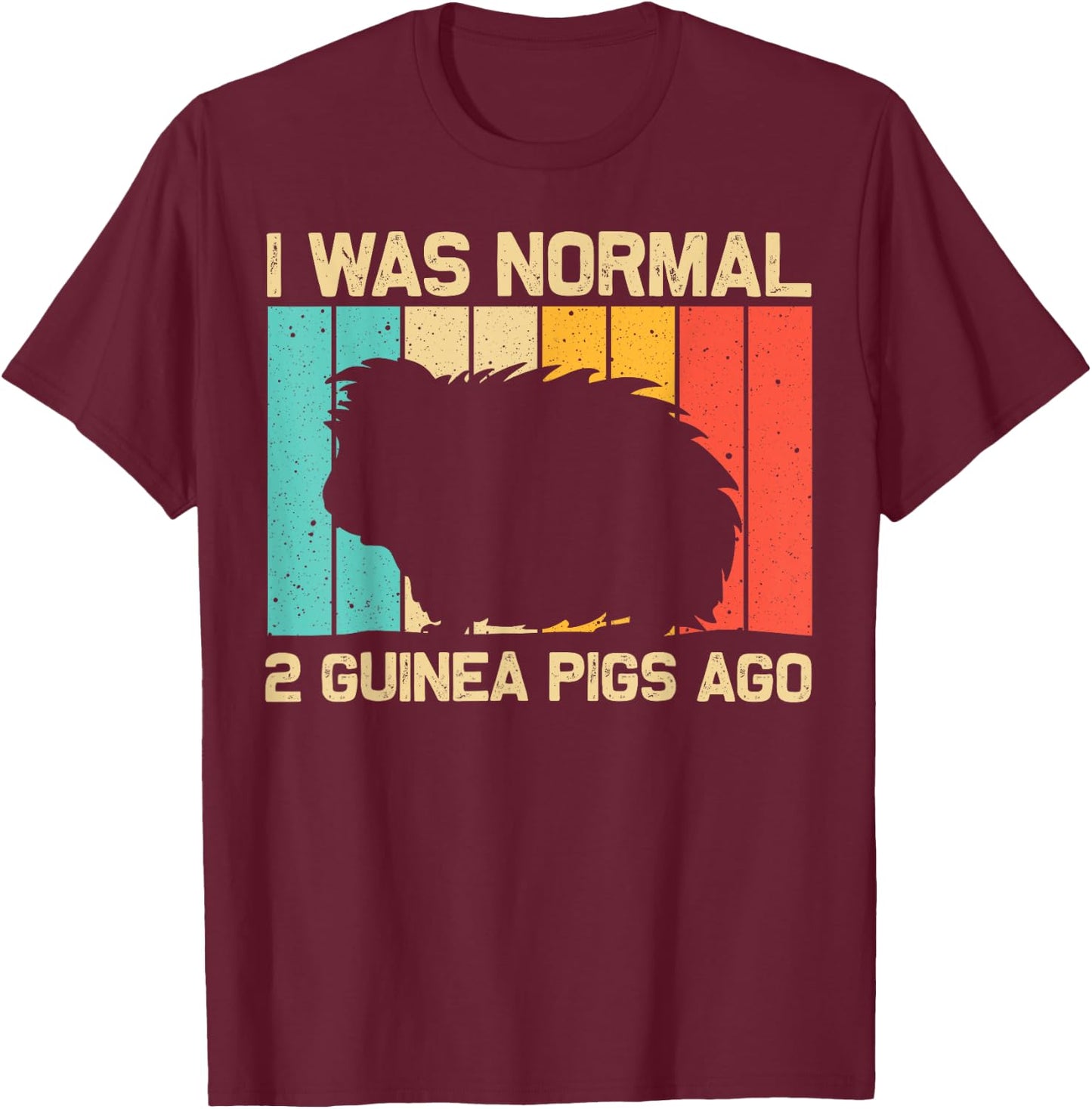 Cool Guinea Pig Women Guinea Pig Lovers Owner T-Shirt - T-Shirt | Maroon
