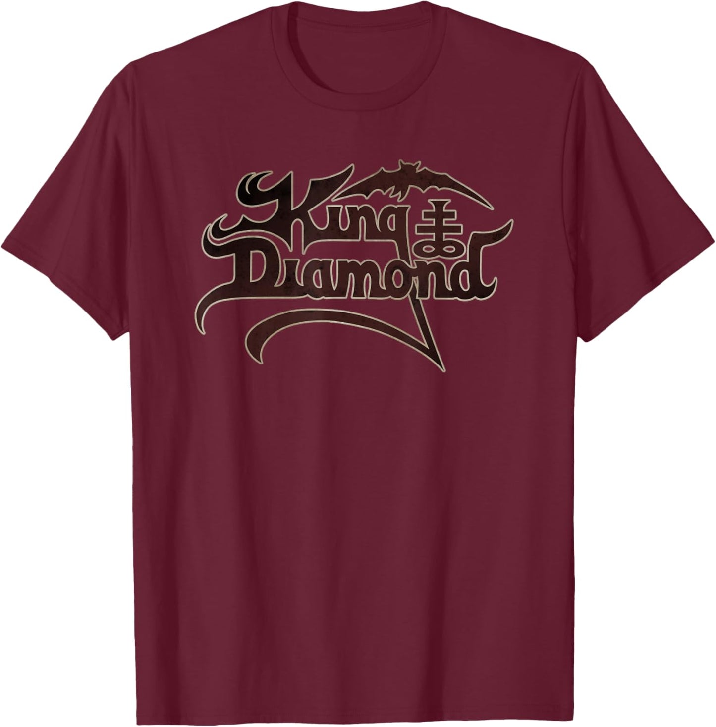 King Diamond Masquerade Of Madness , Small, Black T-Shirt - T-Shirt | Maroon