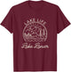 Lake Lanier Lakes Lake Life Vintage Sunset Kayaking Vintage T-Shirt - T-Shirt | Maroon