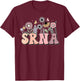 Wildflower Student Registered Nurse Anesthetist SRNA Nurse T-Shirt - T-Shirt | Maroon