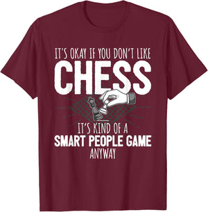 Funny Chess Player Chess Club T-Shirt - T-Shirt | Maroon