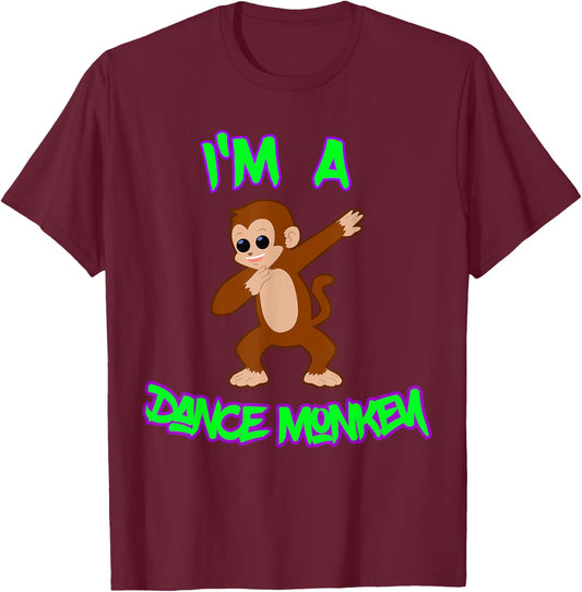 Dance Monkey T-Shirt - T-Shirt | Maroon